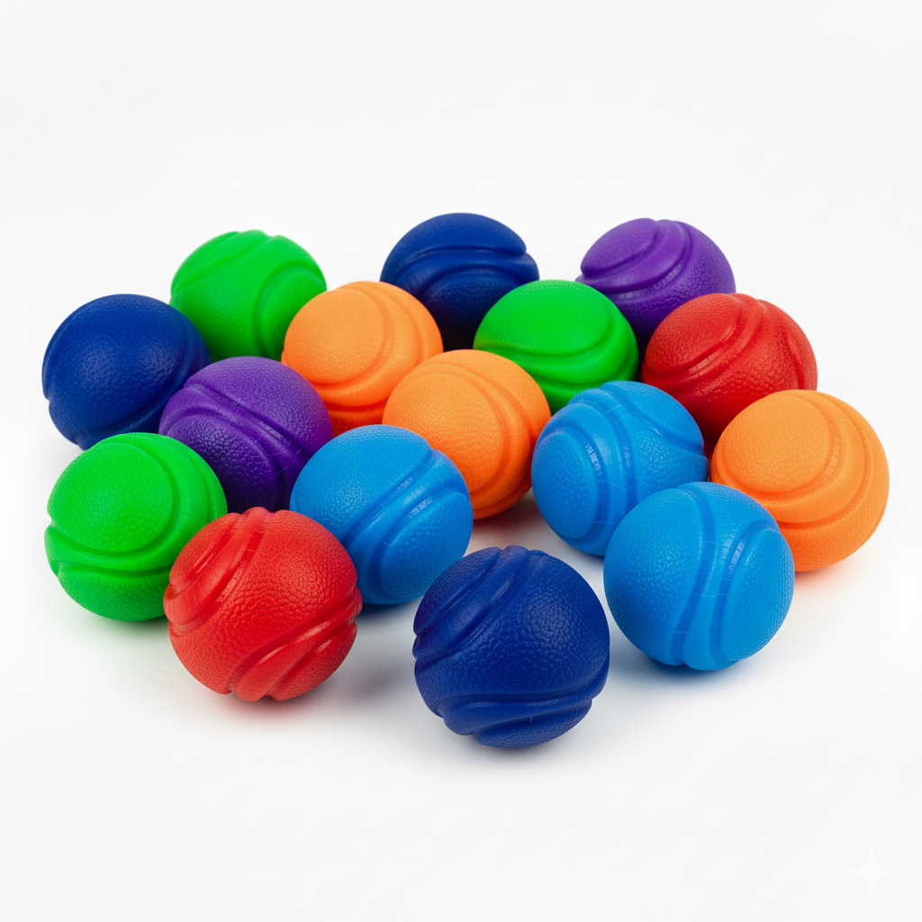 SuperFetch Dog Balls 1.5 Inch - Small Rubber Fetch Balls