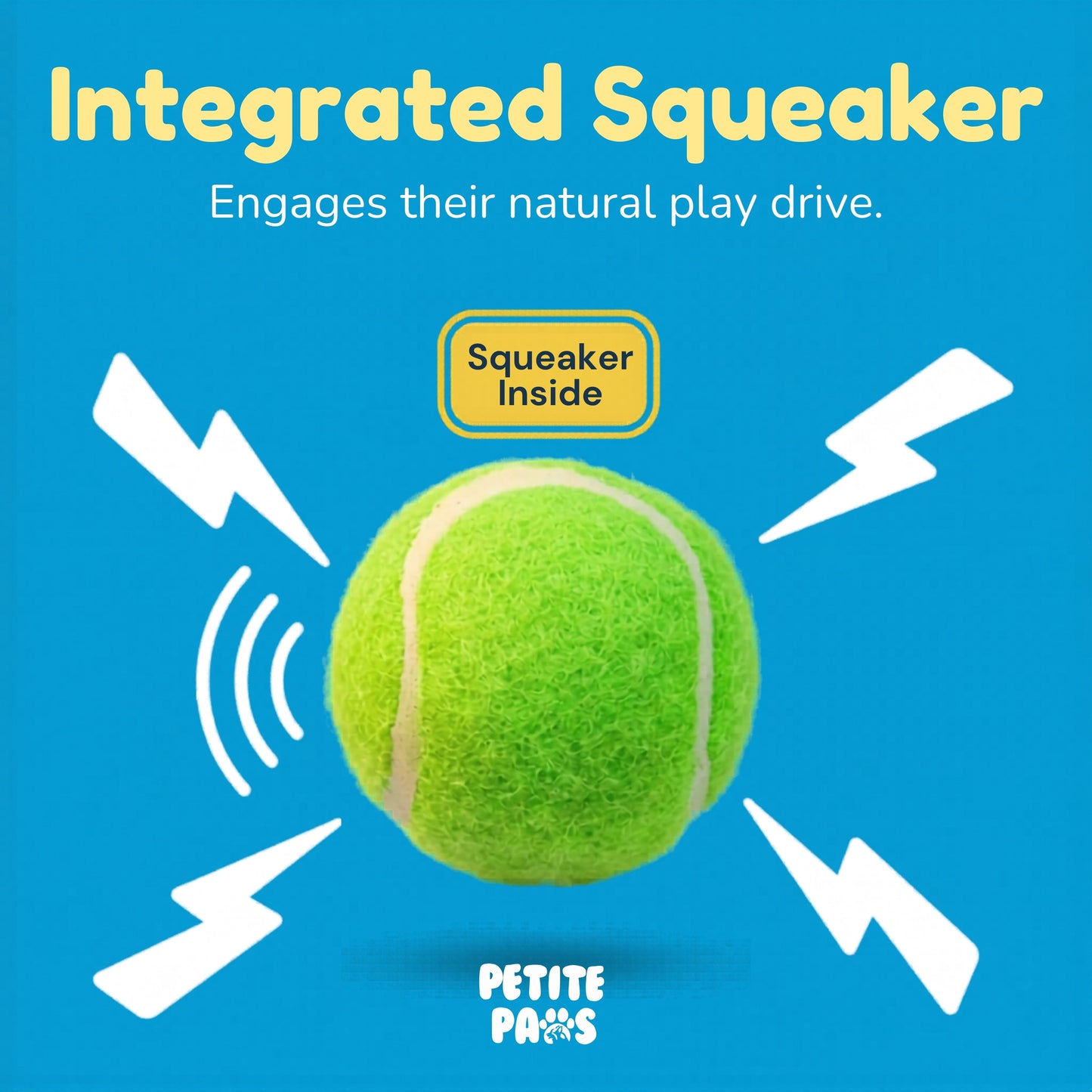 Squeaky Mini Tennis Balls for Small Dogs Puppy