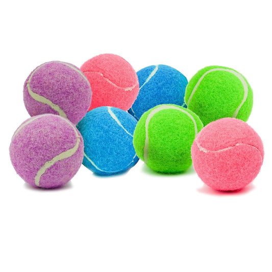 Petite Paws Mini Tennis Balls for Dogs 1.5 Inch - No Squeak Small Dog Balls for Small Breed and Puppies - Extra Small Interactive Fetch Toy for Dog Ball Launcher - 8 Pack